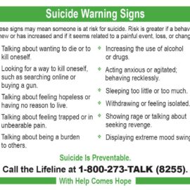 Suicide Prevention Awareness Week 2021