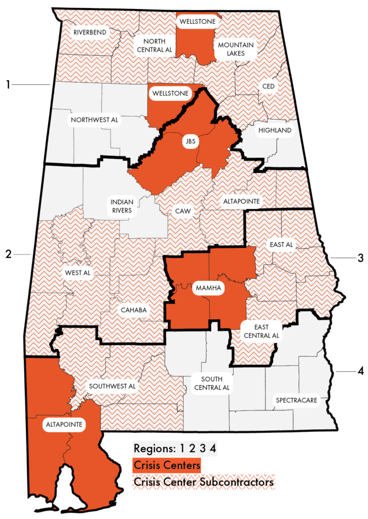 Crisis-Centers-FY22-Map – Alabama Department of Mental Health