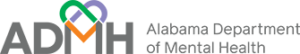 ADMH logo which stands for Alabama Department of Mental Health