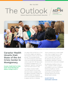 Cover image of April/ March 2023 edition of The Outlook newsletter
