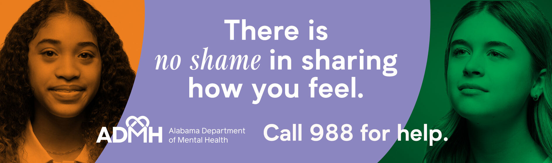 There is no shame in sharing how you feel. Call 988 for help.