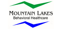 Logo of Mountain Lakes Behavioral Healthcare, featuring the acronym 'MLBHC' in bold letters with a stylized rainbow-colored arc above, symbolizing support and inclusion for individuals in mental health and substance use recovery.