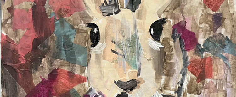 painting of a rabbit
