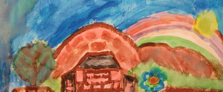 a house on a prairie