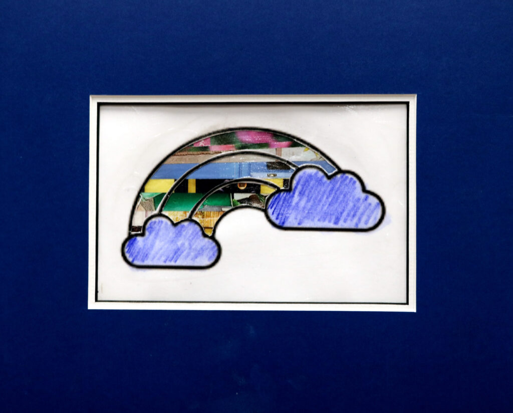 stylized rainbow