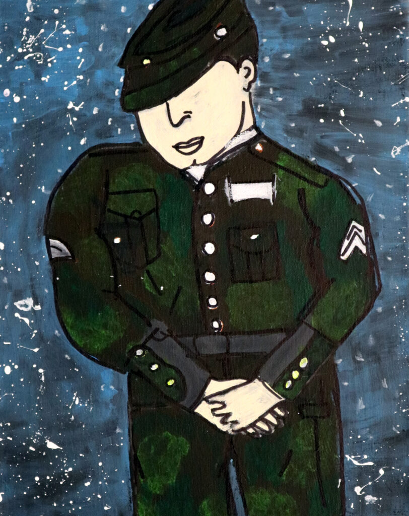 a portrait of a soldier