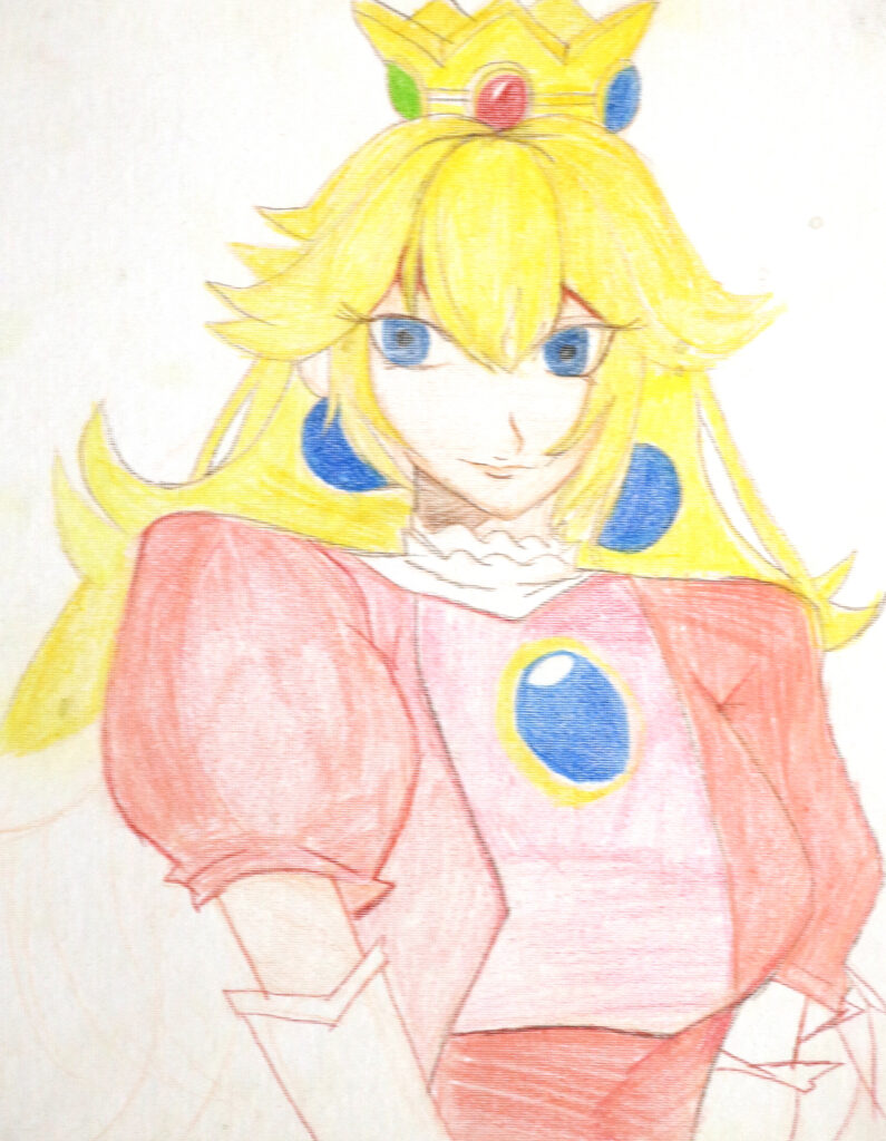 a portrait of Princess Peach