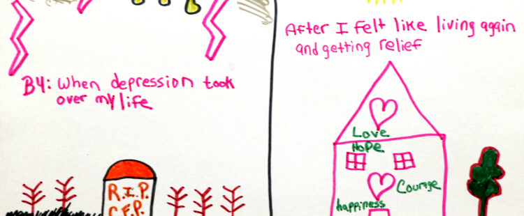 life story depicted on the page