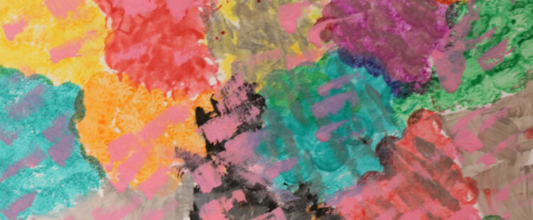 splotches of many colors
