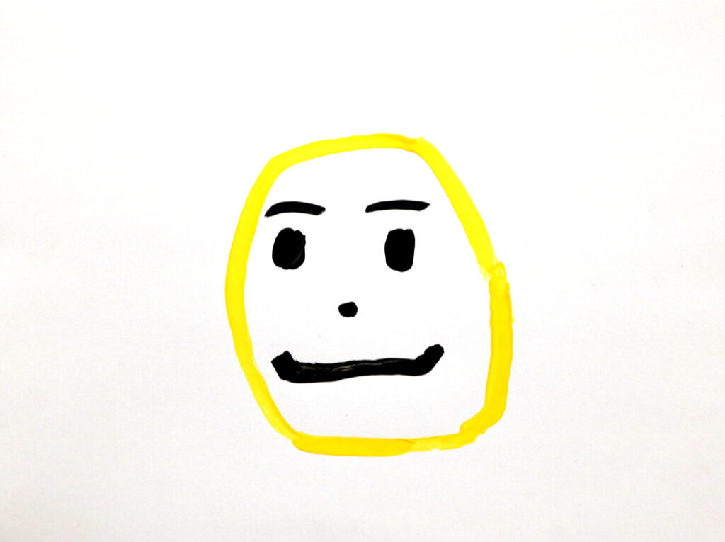 a smiley face